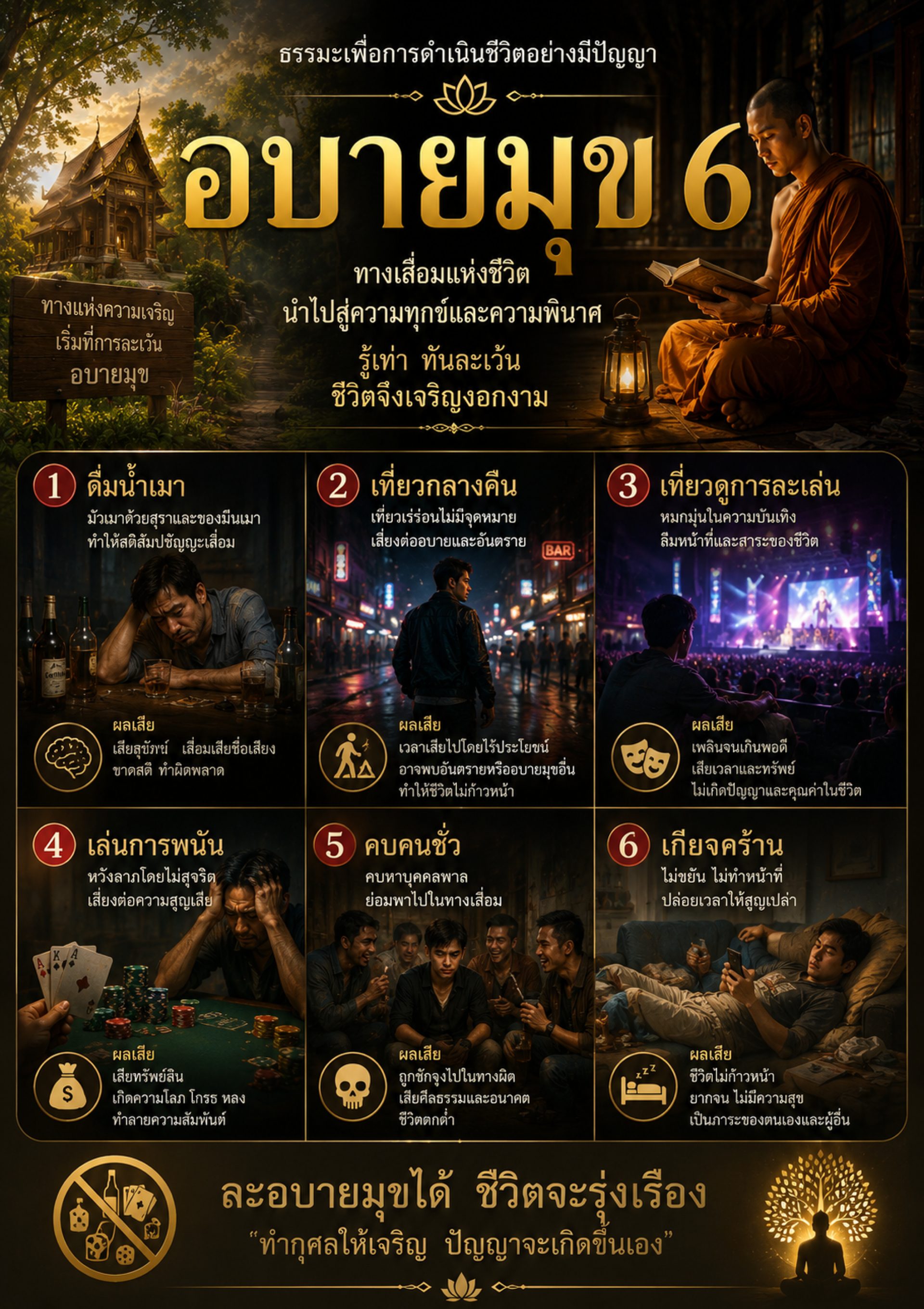 อบายมุข 6 cover