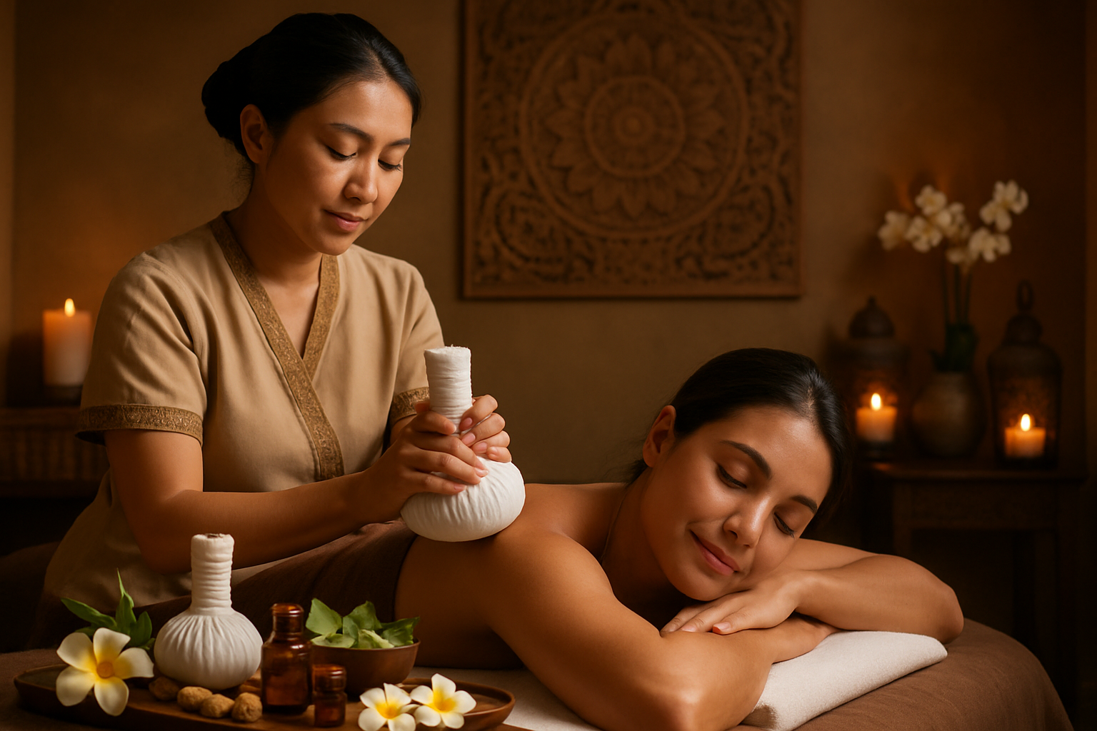 Experience the Benefits of Thai Herbal Compress Massage in F