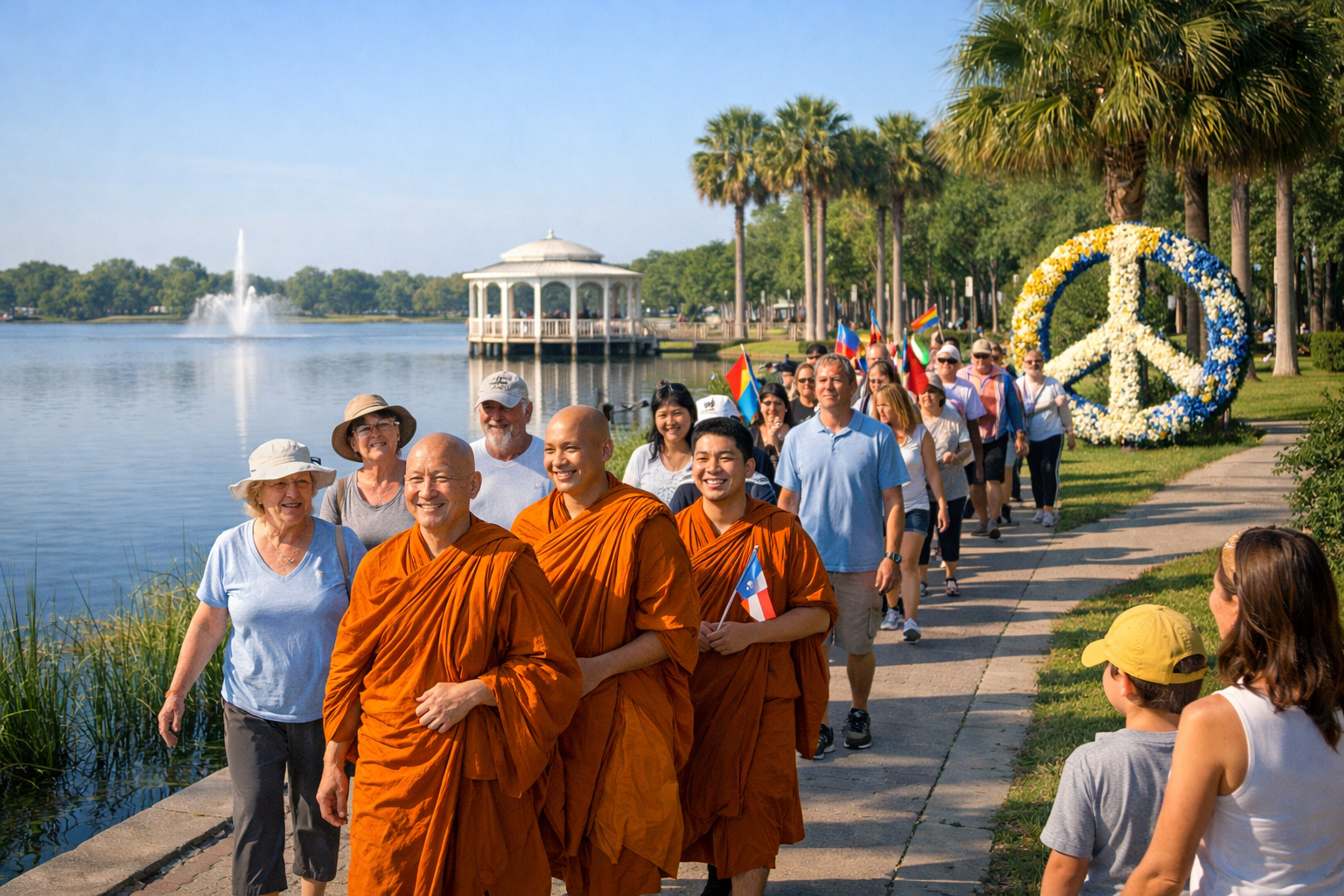 Promoting Peace Through Walking Events in Kissimmee, FL