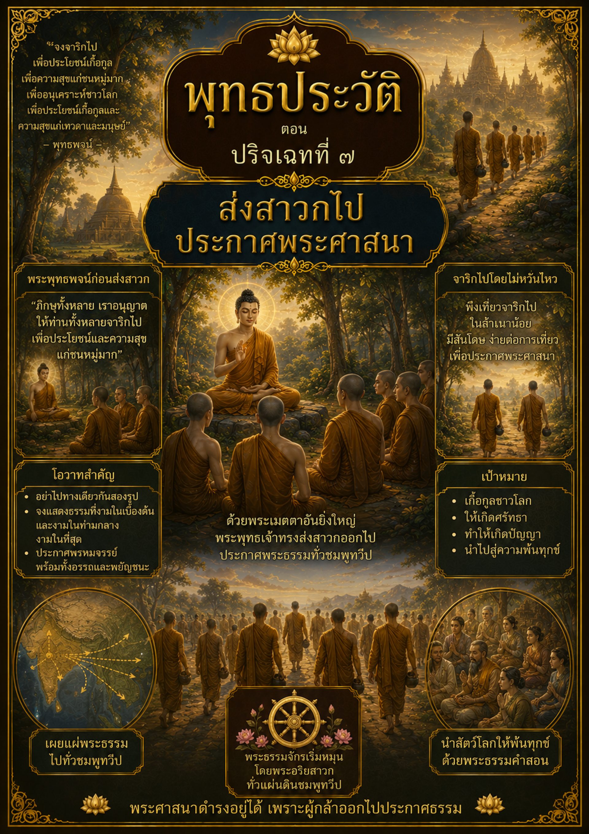 ปริจเฉทที่ 7 : ส่ งสาวกไปประกาศพระศาสนา cover