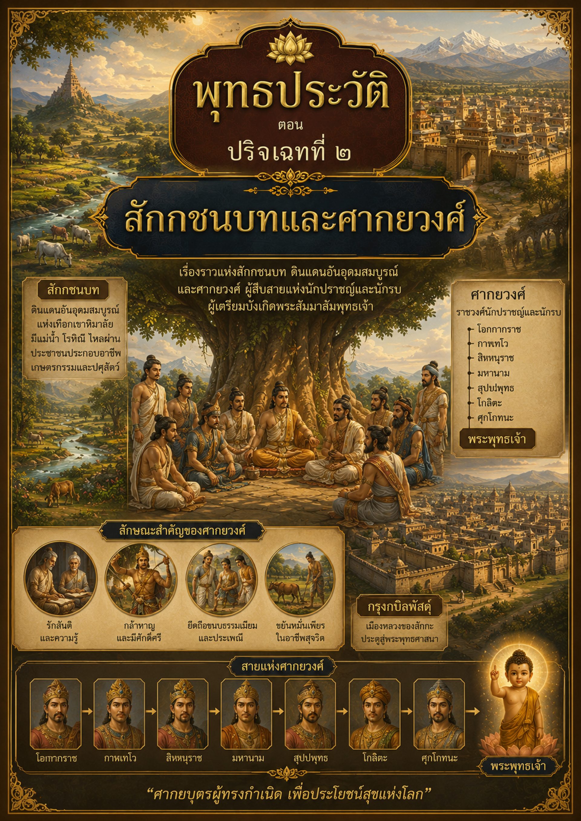ปริจเฉทที่ 2 : สักกชนบท และศากยวงศ์ cover