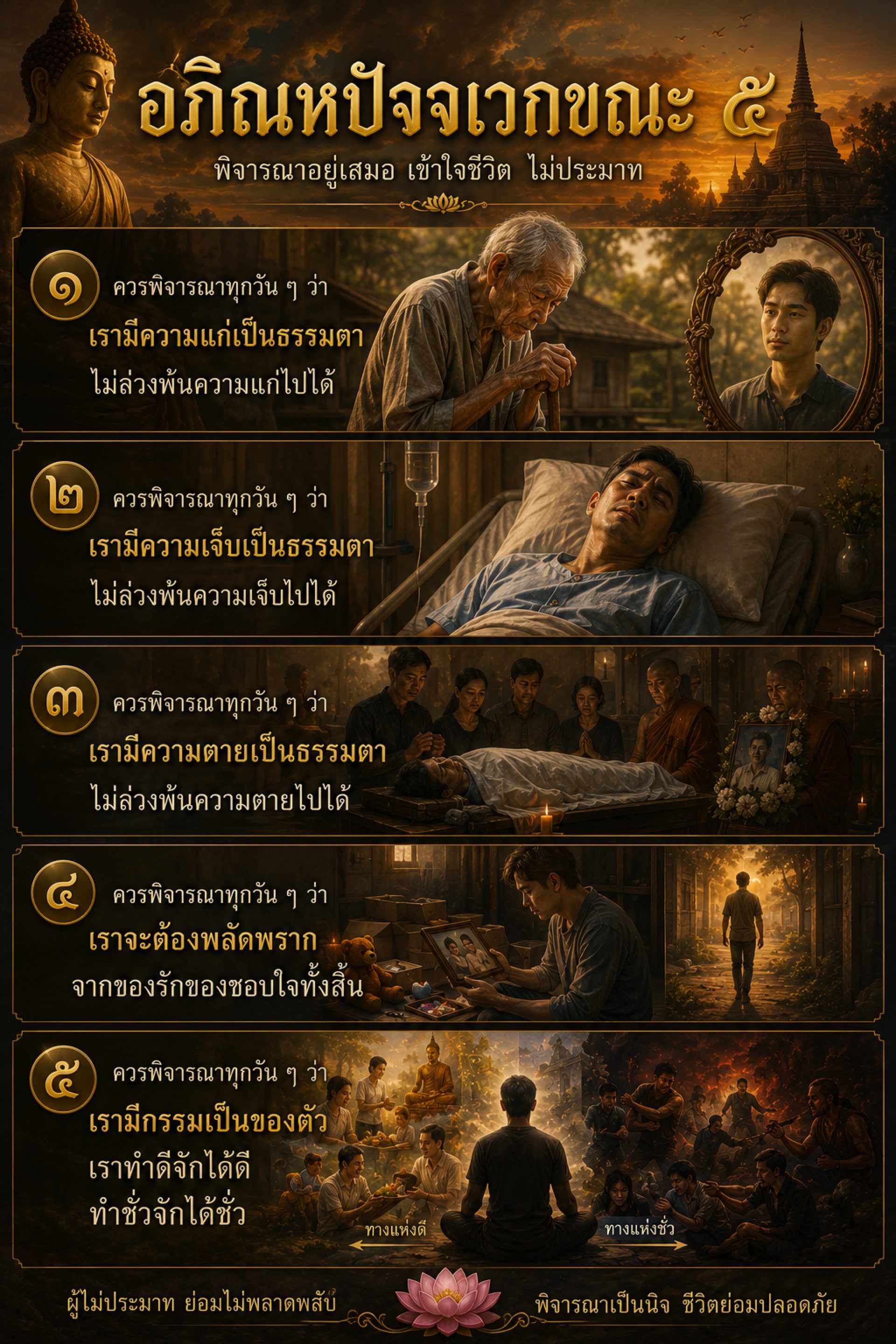 03 อภิณหปัจจเวกขณะ ๕ cover