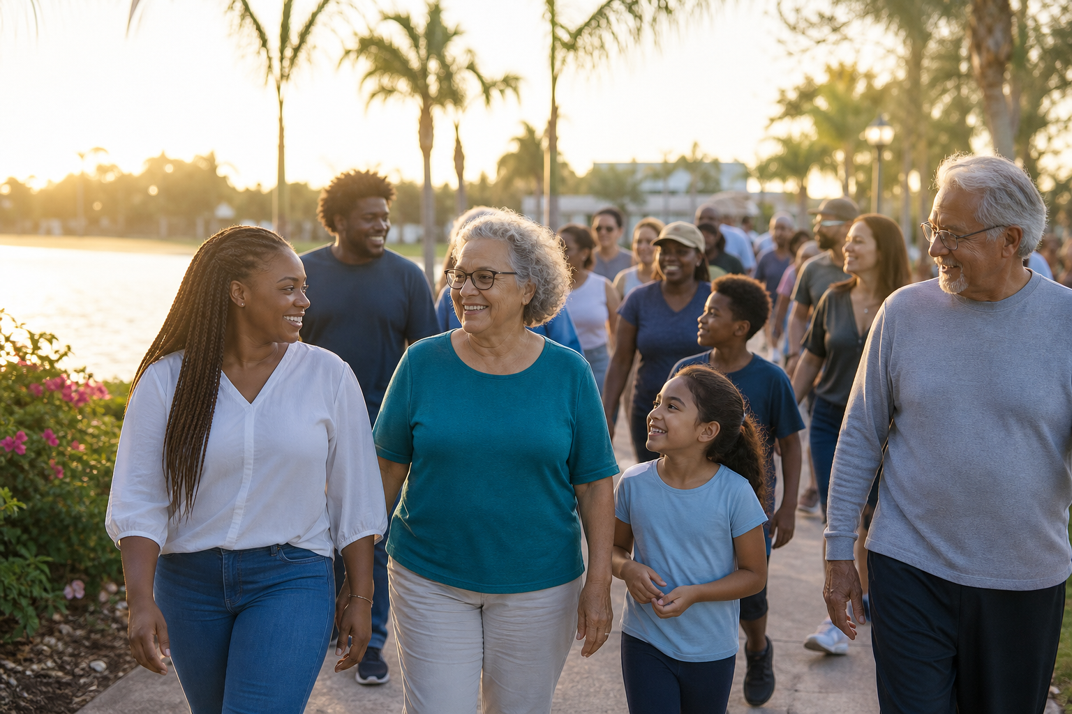 Promoting Community Engagement Through Walking Events in Kis