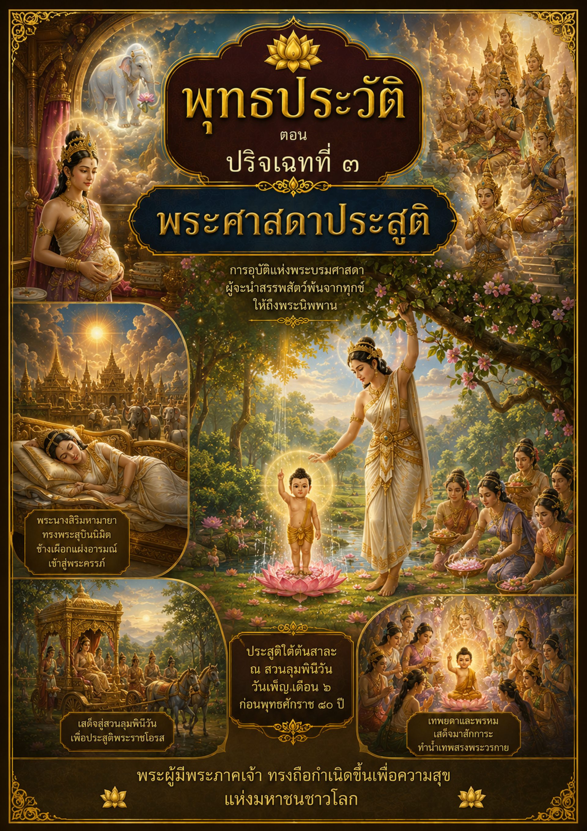 ปริจเฉทที่ 3 พระศาสดาประสูติ cover