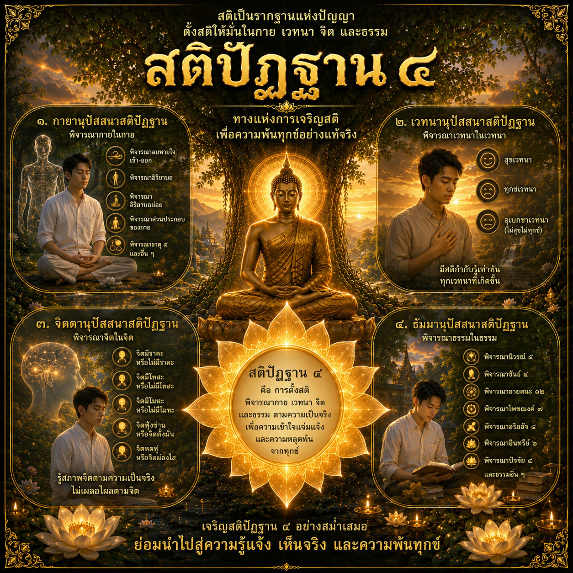 สติปัฏฐาน ๔ cover