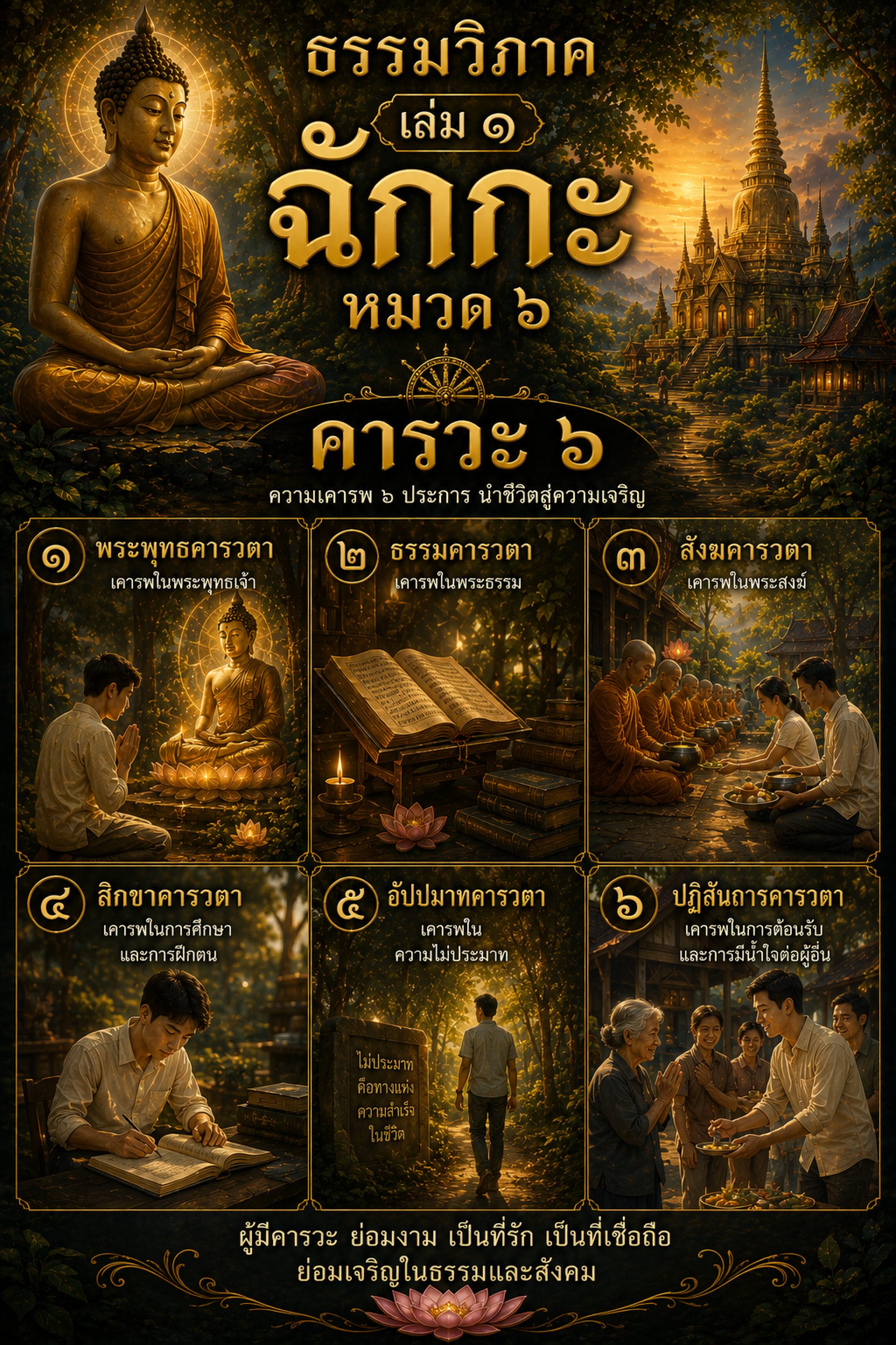 01 คารวะ ๖ cover