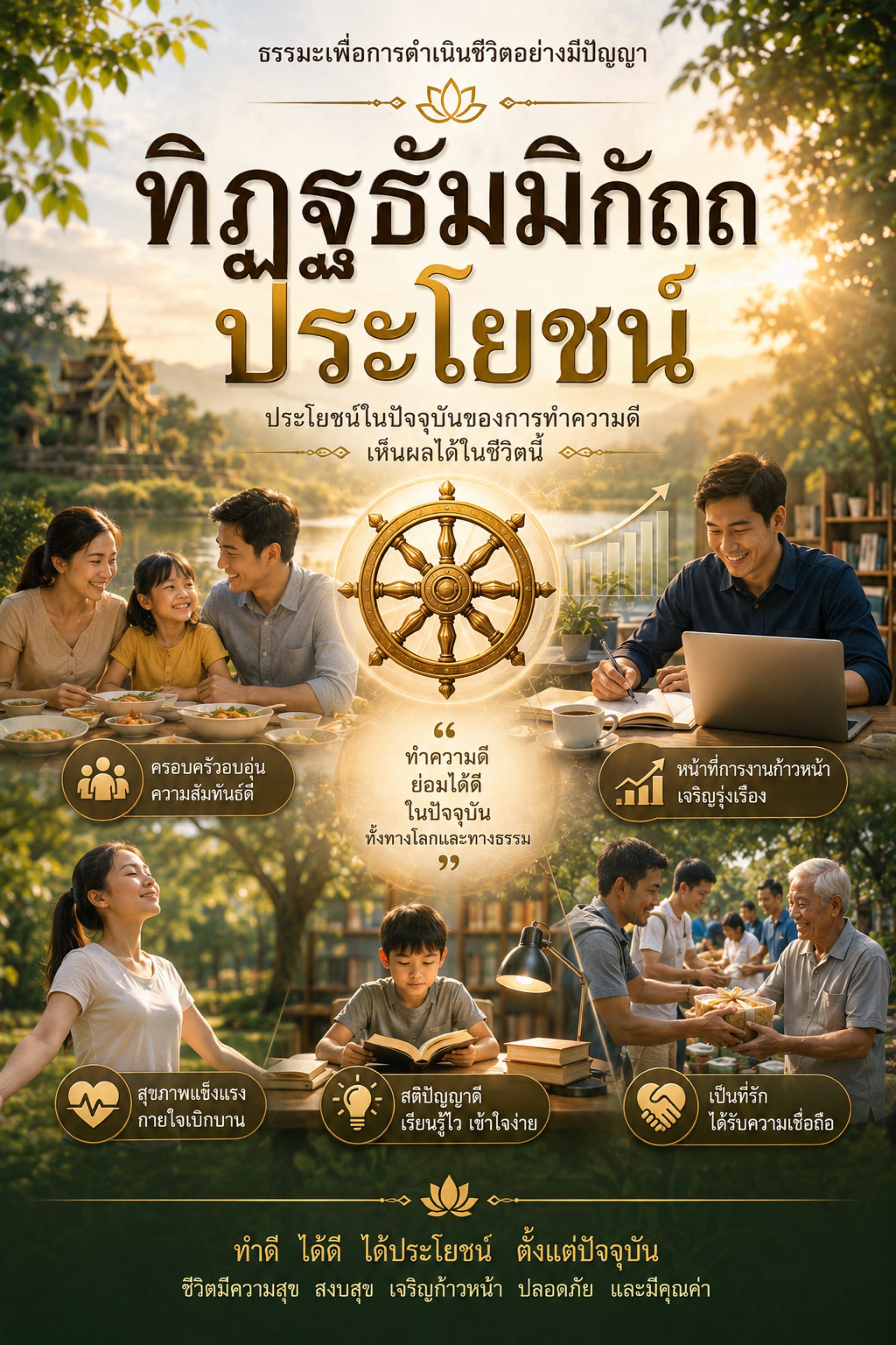 ทิฏฐธัมมิกัตถประโยชน์ 4 cover