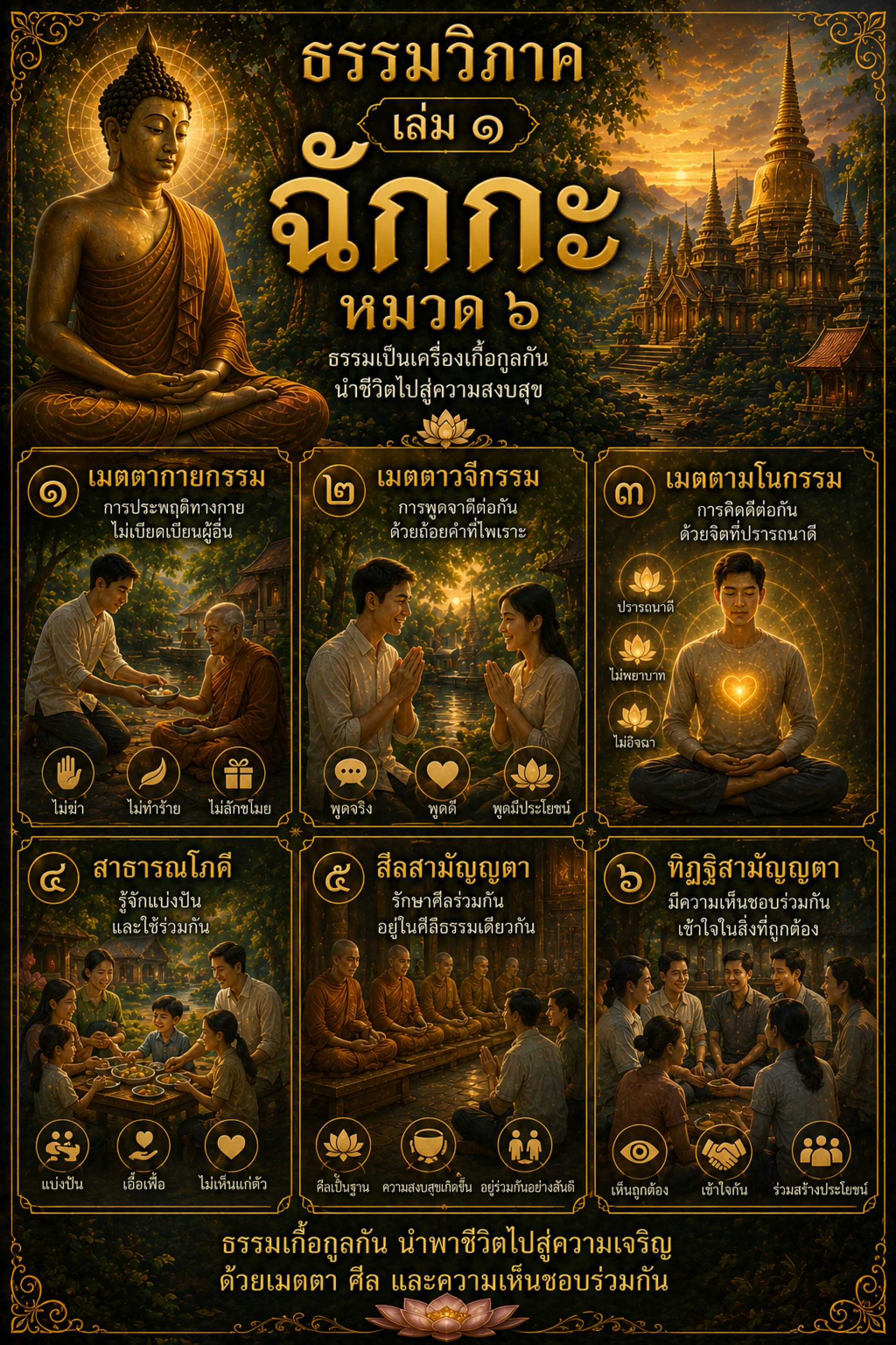 02 สาราณิยธรรม ๖ cover