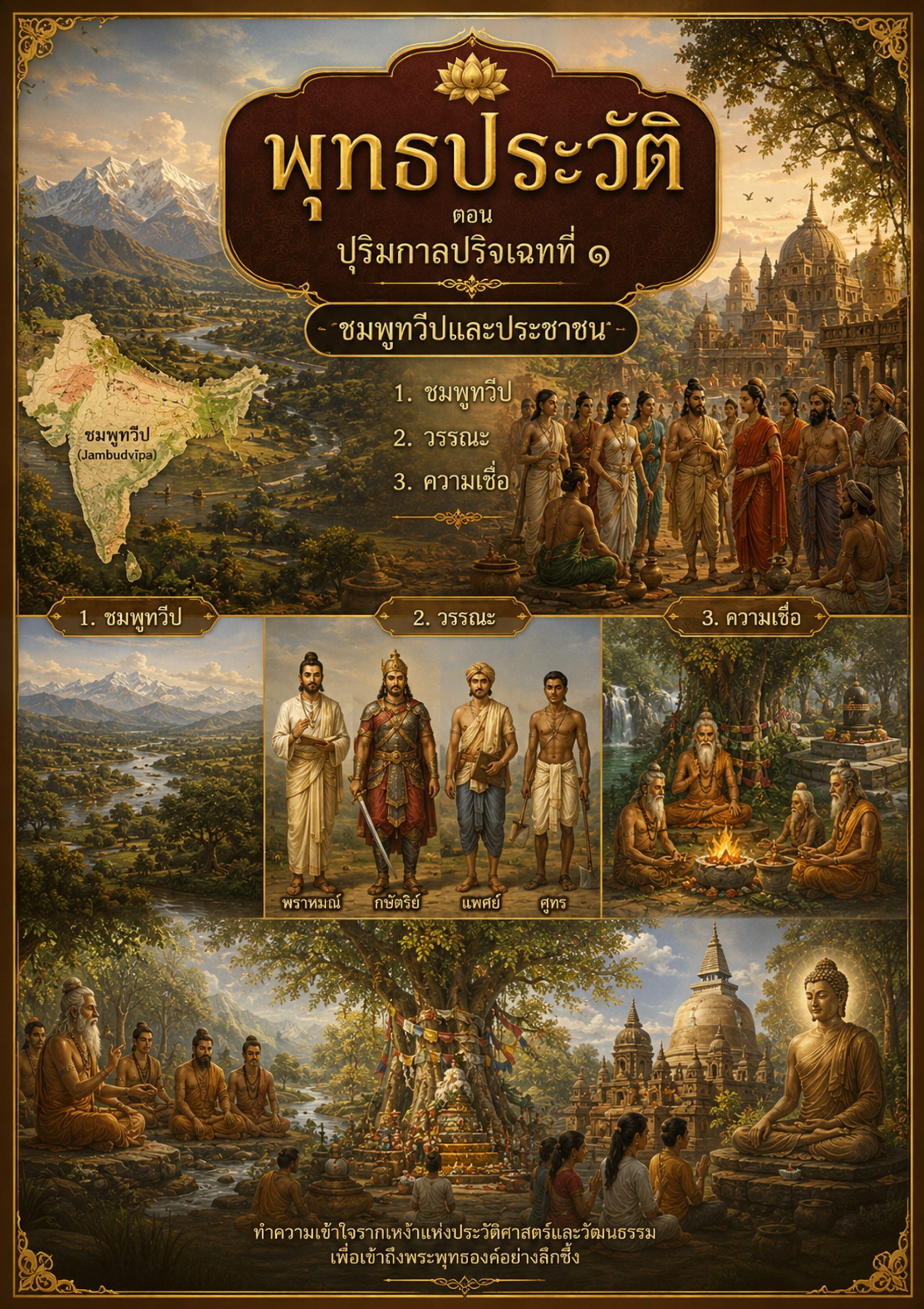 ปริจเฉทที่ 1 : ชมพทวีป และประชาชน cover
